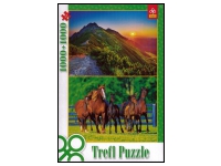 Trefl: A Sunset in the Tatra Range / A Heard of Horses (1000+1000)