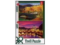 Trefl: The Derwent Bridge, Cumbria, England / The Holy Angel Bridge, Rome (1000+500)