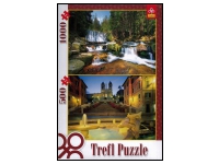 Trefl: The Lomnica Creek in the Karkonosze Range / The Spanish Stairs, Rome (1000+500)