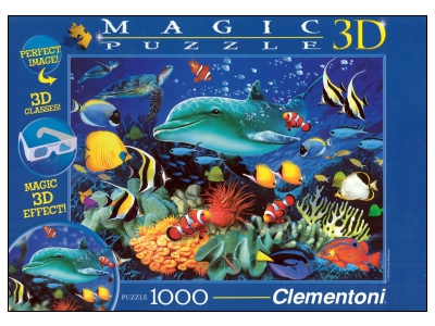 Clementoni: Dolphin Reef - 3D (1000)