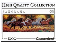 Clementoni: Running Horses Panorama (1000)