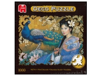 Jumbo: Deco Puzzle - Proud as a Peacock (1000)