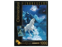 Clementoni: Fluorescent - The White Stallion (1000)