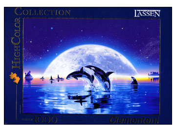 Clementoni: Lassen - Swim in the moon (1000)