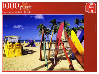 Jumbo: Honolulu, Waikiki Beach (1000)