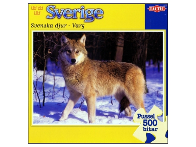 Tactic: Svenska djur - Varg (500)
