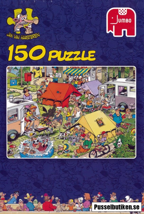 Jan Van Haasteren Camping (150) Pusselbutiken.se