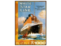 EuroGraphics: Titanic White Star Line (Retro Poster) (1000)