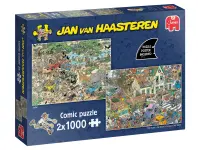 Jan Van Haasteren: 2 x 1000 (Safari, The Storm)