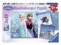 Ravensburger: Disney - Frozen, Winter Adventures  (3 x 49)