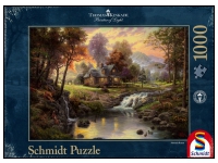 Schmidt: Thomas Kinkade - Painter of Light, Mountain Retreat (1000)