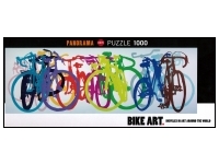 Heye: Panorama - Bike Art, Colourful Row (1000)