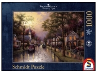 Schmidt: Thomas Kinkade - Painter of Light, Hometown Morning (1000)