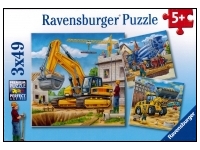 Ravensburger: Large Construction Vehicles (3 x 49)