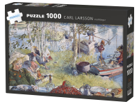 Kärnan: Carl Larsson - Kräftfångst (1000)