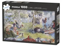 Kärnan: Carl Larsson - Kräftfångst (1000)