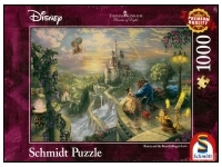 Schmidt: Thomas Kinkade - Painter of Light, Disney: Beauty and the Beast Falling in Love (1000)