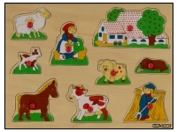 Vini-Game: Knoppussel - Bondgård med Man och Höräfsa (9)