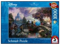 Schmidt: Thomas Kinkade - Painter of Light, Disney: Cinderella Wishes Upon a Dream (1000)