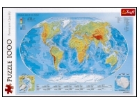 Trefl: Physical Map of the World (1000)