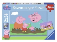 Ravensburger: Greta Gris - Happy Family Life (2 x 24)