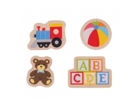 Bigjigs: Two Piece Puzzles - Toys (4 x 2)