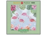 Heye: Quadrat - Turnowsky, Flamingos & Lilies (1000)
