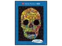 Heye: Jon Burgerman - Doodle Skull (1000)