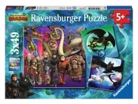 Ravensburger: How to Train Your Dragon  (3 x 49)