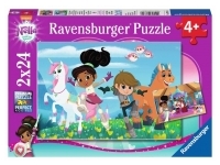 Ravensburger: Nella the Princess Knight - Adventures Inside and Outside (2 x 24)