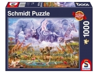 Schmidt: Animals at the Waterhole (1000)