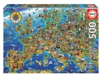 Educa: Crazy European Map (500)