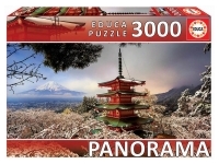 Educa: Panorama - Mount Fuji and Chureito Pagoda, Japan (3000)
