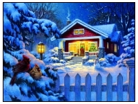 SunsOut: Christmas Bungalow (1000)