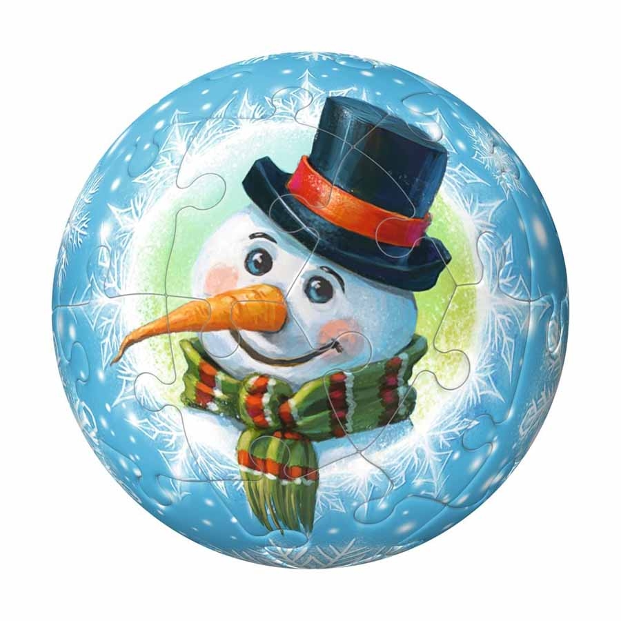 Ravensburger Christmas Puzzle Ball Set (4 x 27) Pusselbutiken.se