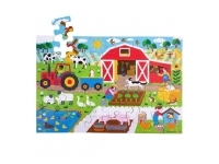 Bigjigs: Golvpussel i Tr - Farmyard (48)