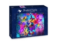 Bluebird Puzzle: Flowers and Butterflies (1000)