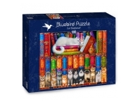 Bluebird Puzzle: Cat Bookshelf (1000)