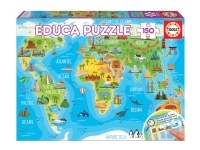 Educa: Monuments World Map (150)