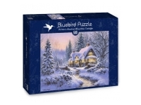 Bluebird Puzzle: Winter's Blanket Wouldbie Cottage (500)
