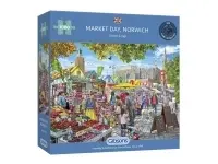 Gibsons: Steve Crisp - Market Day, Norwich (1000)