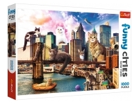 Trefl: Funny Cities - Cats in New York (1000)