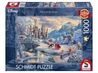 Schmidt: Thomas Kinkade - Painter of Light, Disney: Beauty and the Beast's Winter Enchantment (1000)