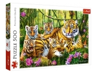 Trefl: Family of Tigers (500)