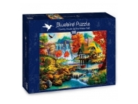 Bluebird Puzzle: Country House by the Water Fall (1000)