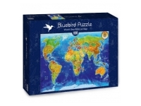 Bluebird Puzzle: World Geo-Political Map (1000)