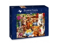 Bluebird Puzzle: Kittens in the Potting Shed (1000)