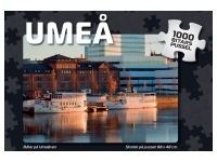 Svenskapussel: Umeå - Båtar på Umeälven (1000)