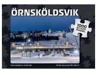 Svenskapussel: Örnsköldsvik - Varvsberget en Vinterkväll (1000)
