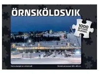 Svenskapussel: Örnsköldsvik - Varvsberget en Vinterkväll (1000)